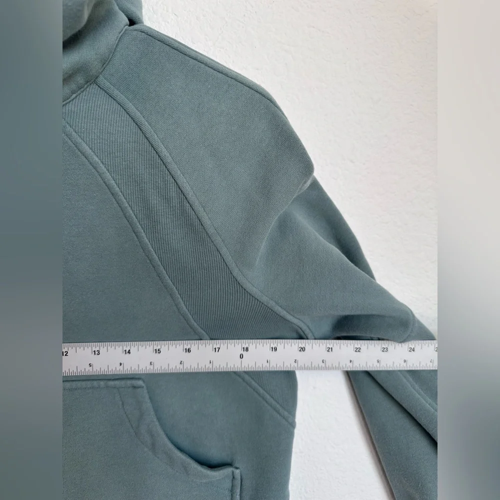 Lululemon Scuba Oversized Half-Zip Hoodie‎ Crater Blue / Gold SIZE XS/S